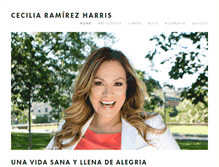 Tablet Screenshot of ceciliaramirezharris.com